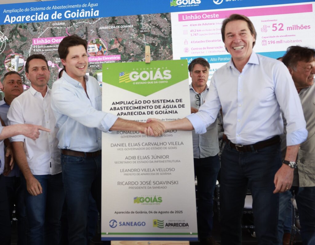 Governo de Goiás inaugura Linhão Oeste e entrega reforma de ginásio em Aparecida de Goiânia