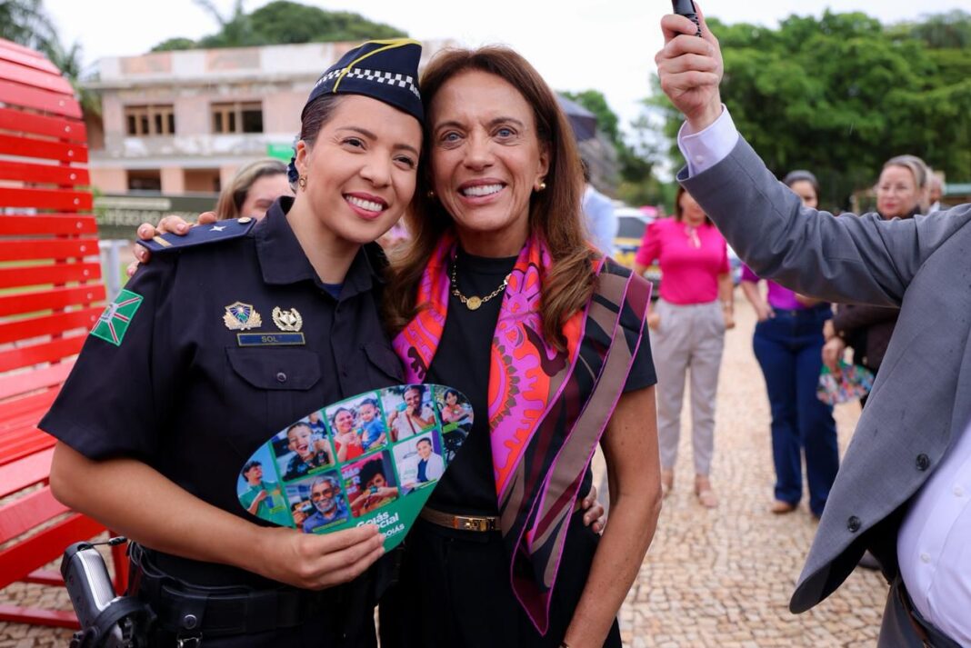 Gracinha Caiado inaugura Banco Vermelho como símbolo de combate ao feminicídio em Goiânia