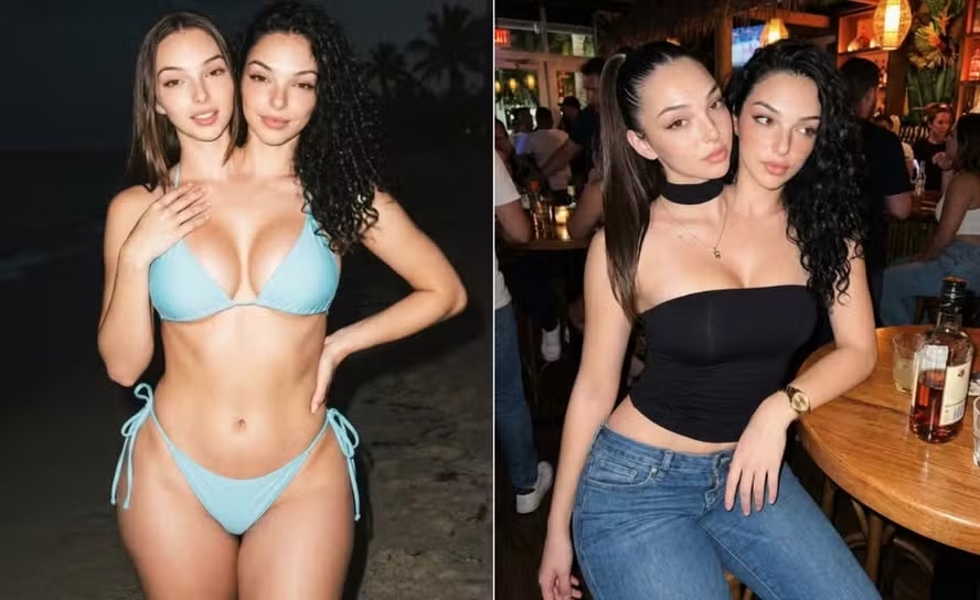 Com fotos sensuais, “gêmeas siamesas” ultrapassam 331 mil seguidores, mas perfil é criação de IA